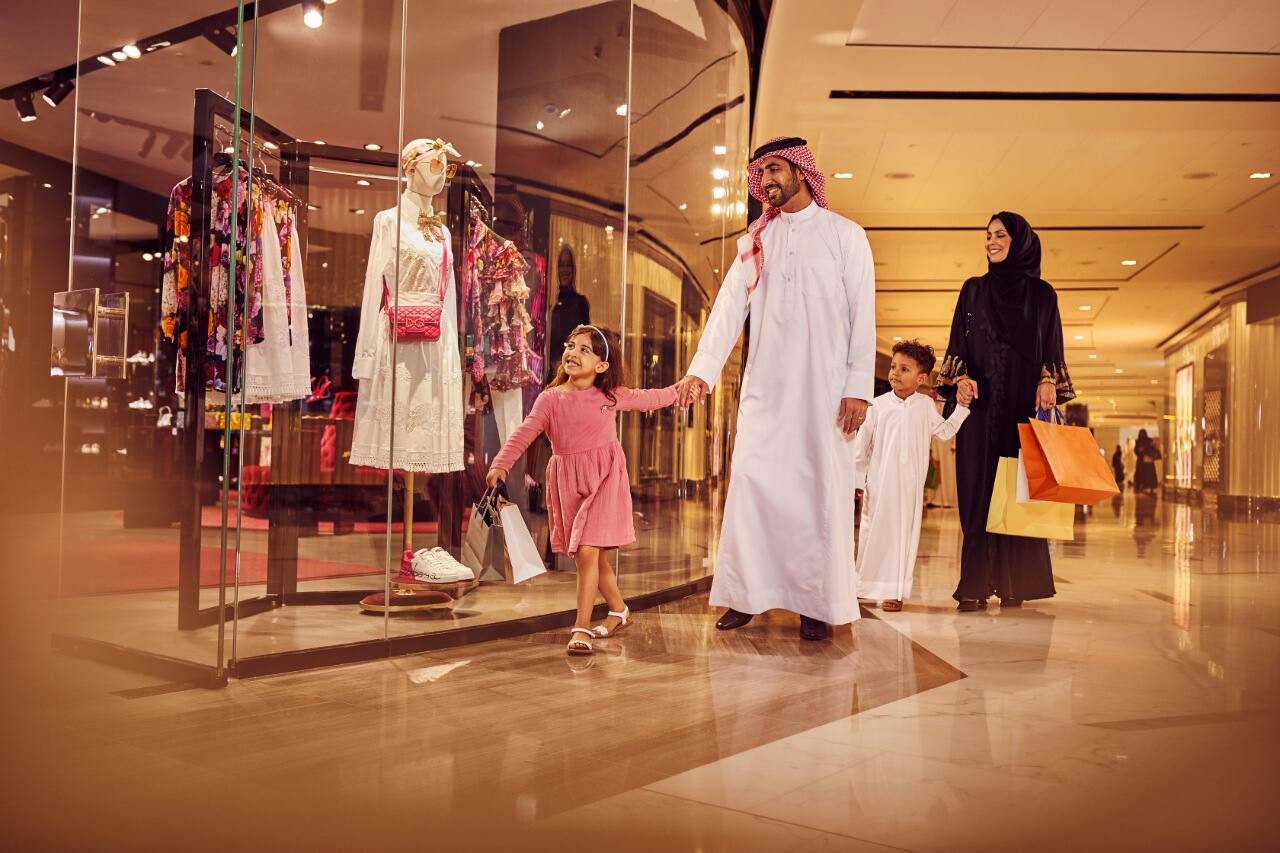 family shopping in abu dhabi mall