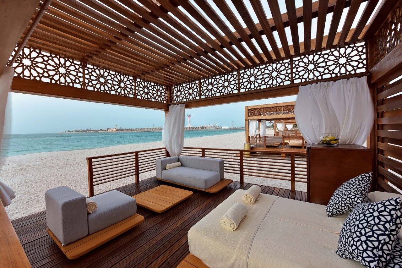 cosy beach cabana emirates palace