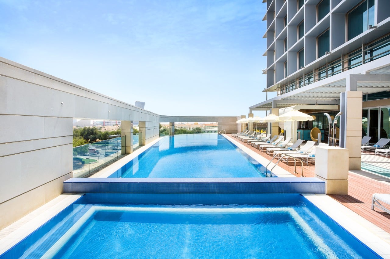 novotel abu dhabi al bustan hotel pool