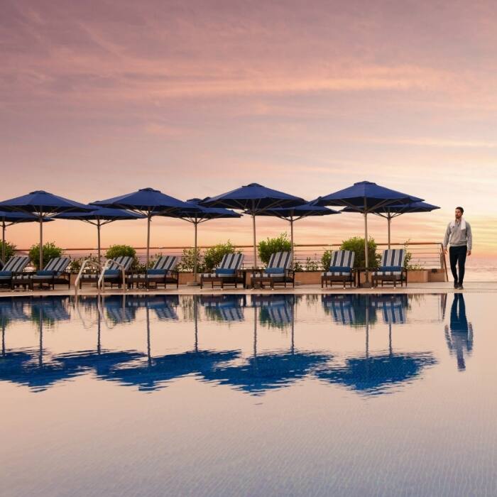 intercontinental abu dhabi pool