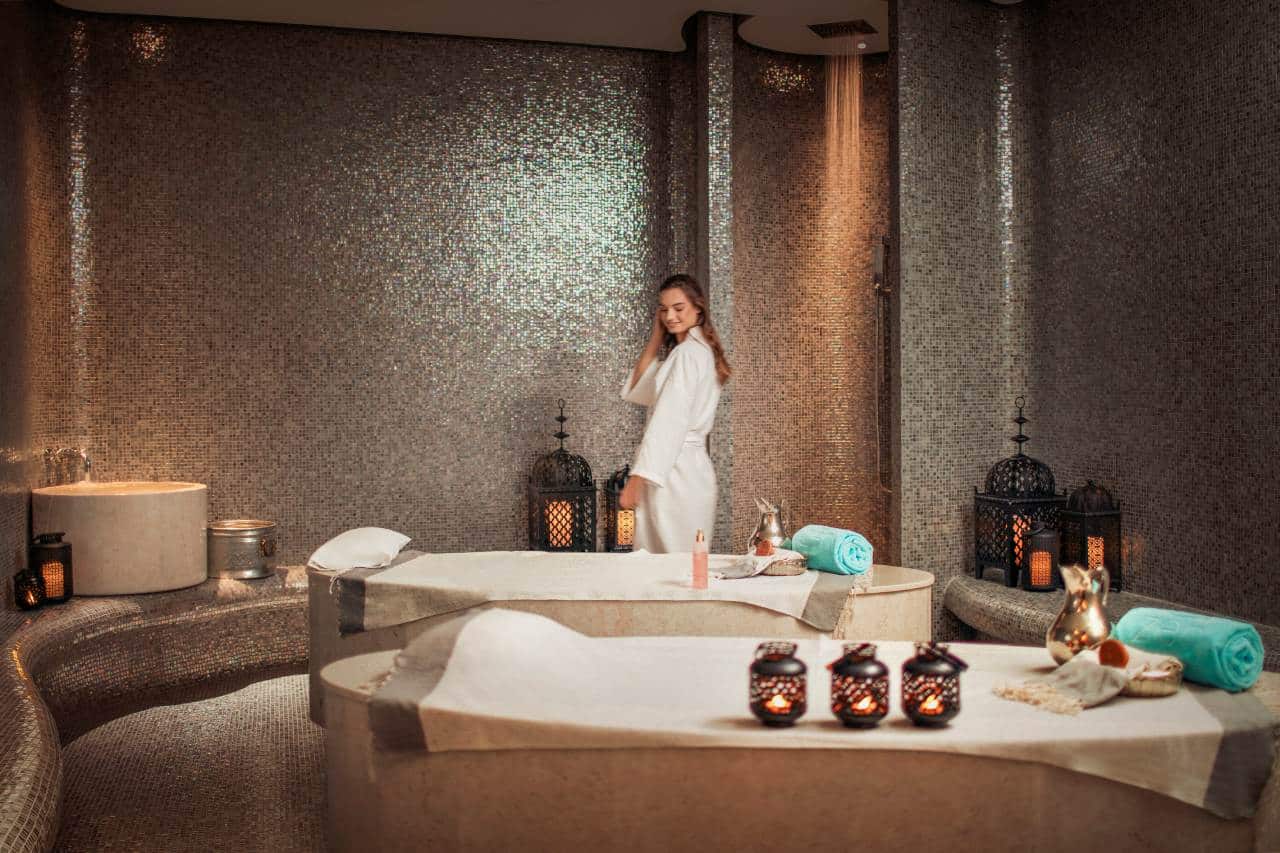 woman in a luxurious spa