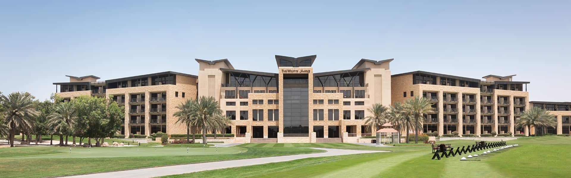 westin hotel golf course surroundings abu dhabi