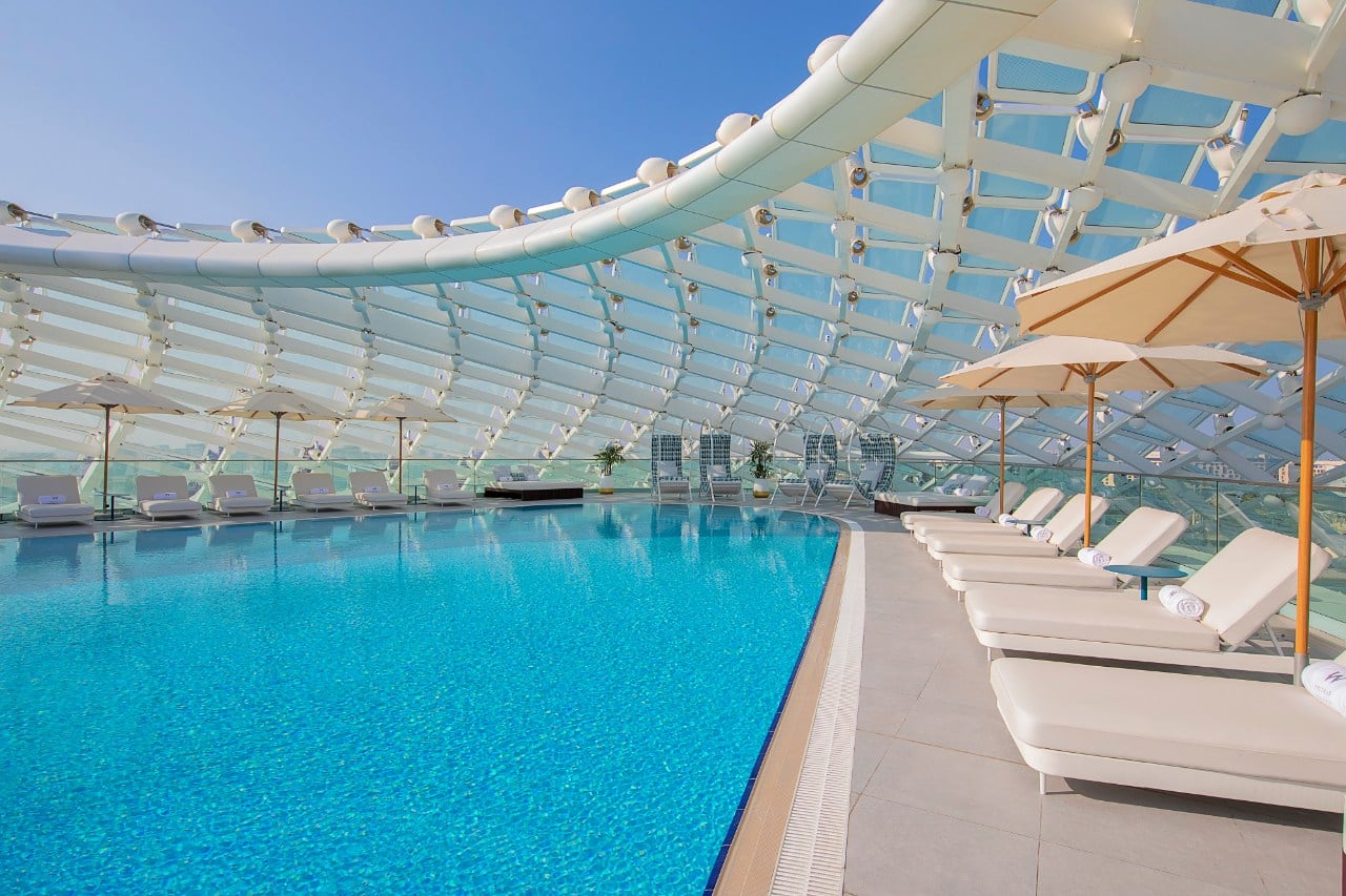 poolside cabanas w abu dhabi yas island