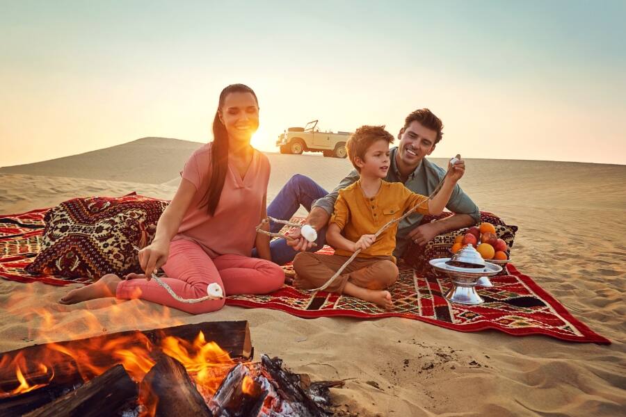 picnic in desert