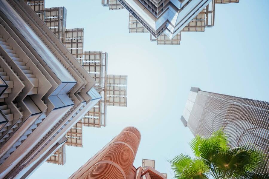 masdar city aerial view