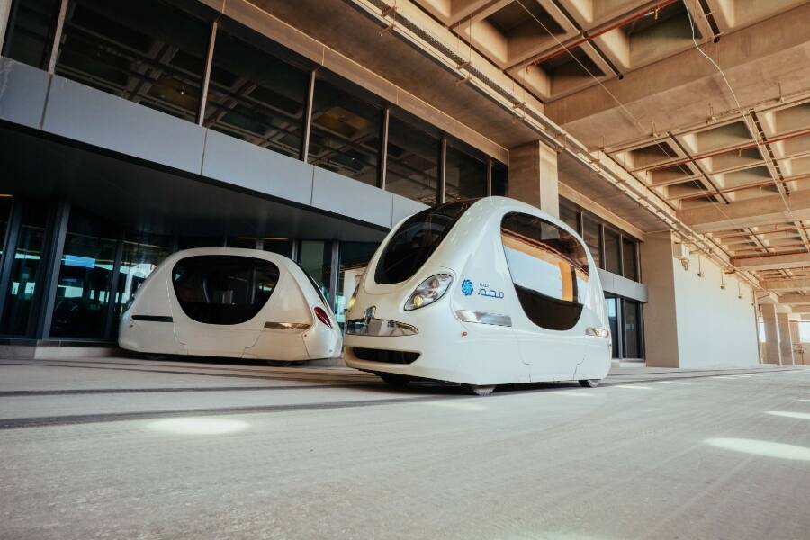 public transport in masdar city