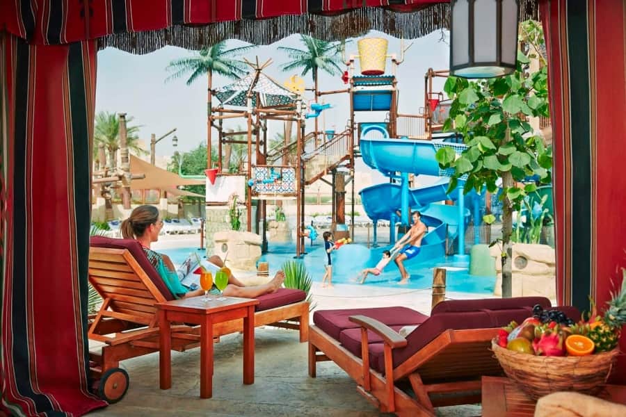 yas waterworld cabana 