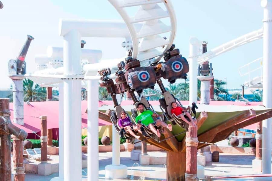 yas waterworld rollercoaster