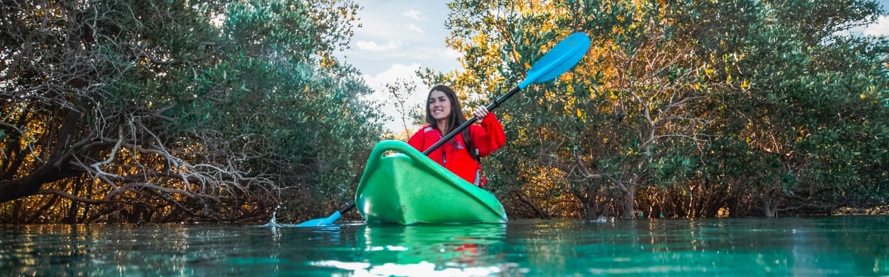 kayaking at mangrove national park