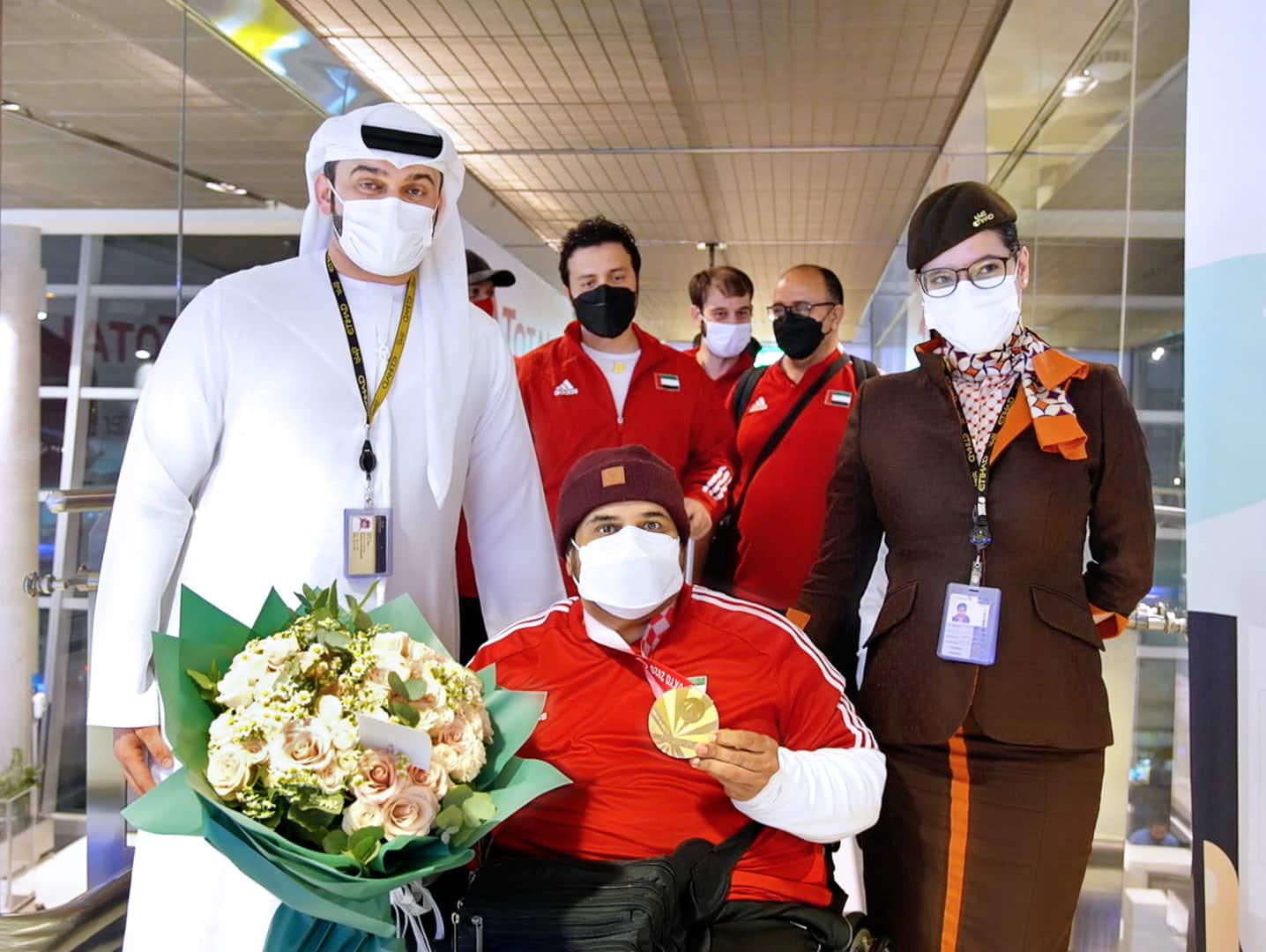 Etihad Airways fly the UAE Paralympic champions home