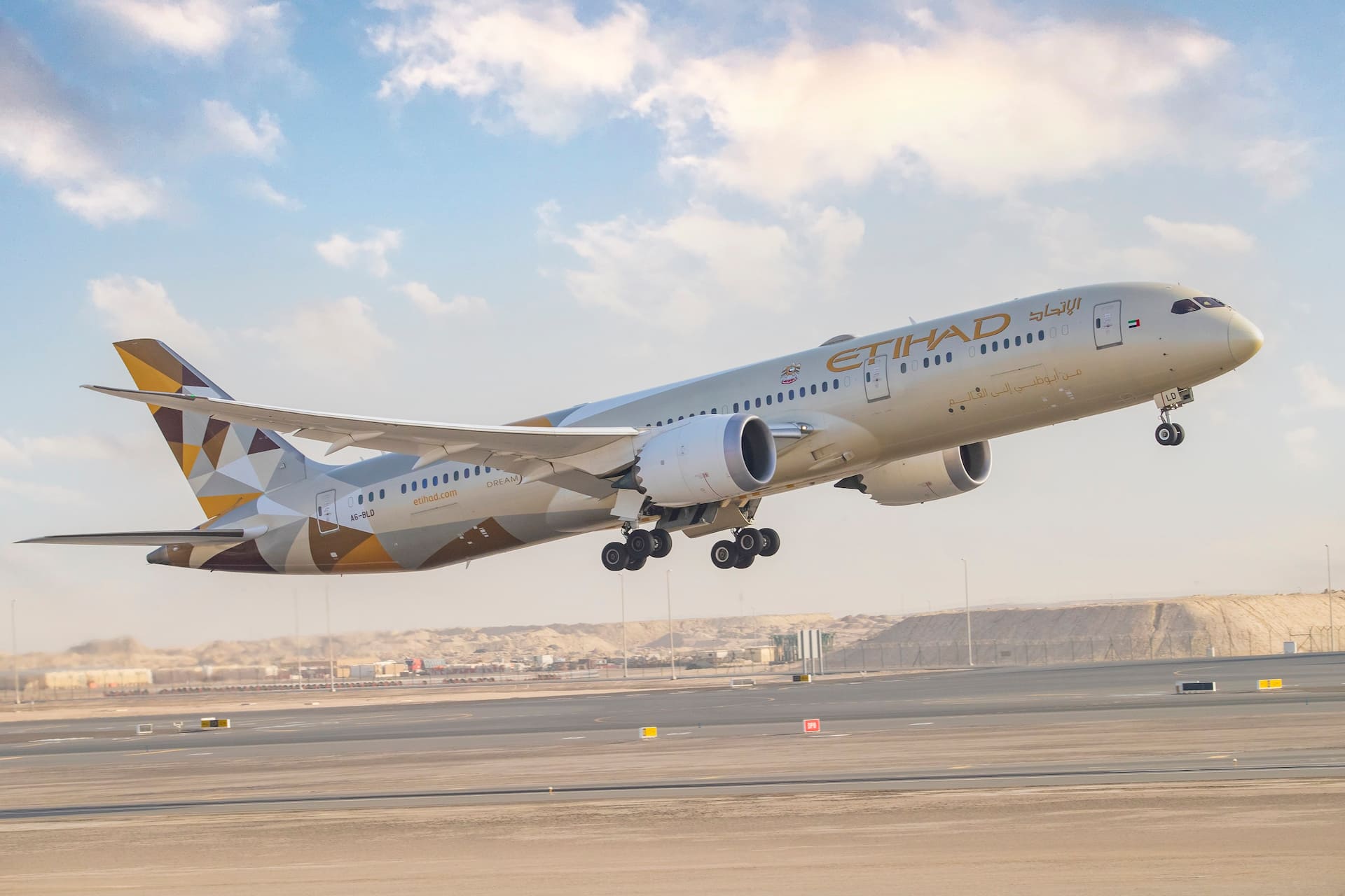 Etihad Airways is top airline in Middle East for getting customers to their destinations on time