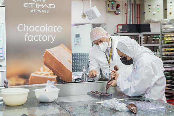 Etihad and Zayed Higher Organisation for People of Determination mark Emirati Women's Day with chocolate factory launch