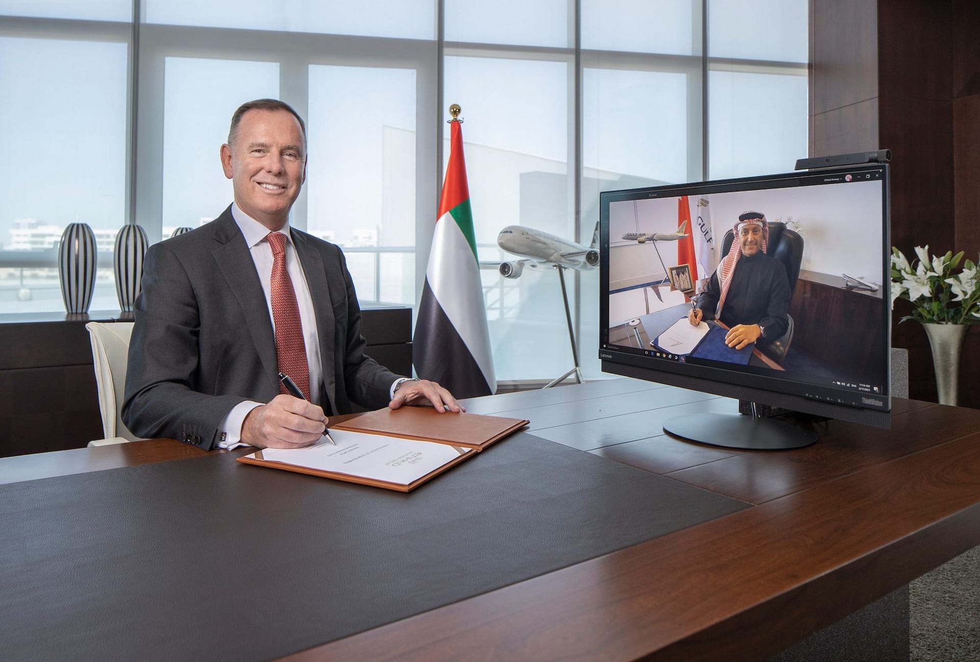 Etihad Airways and Gulf Air announce strategic commercial cooperation agreement