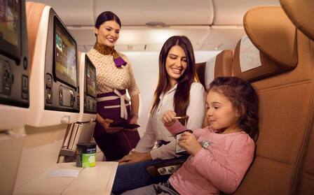 Voler Avec Des Enfants Etihad Airways