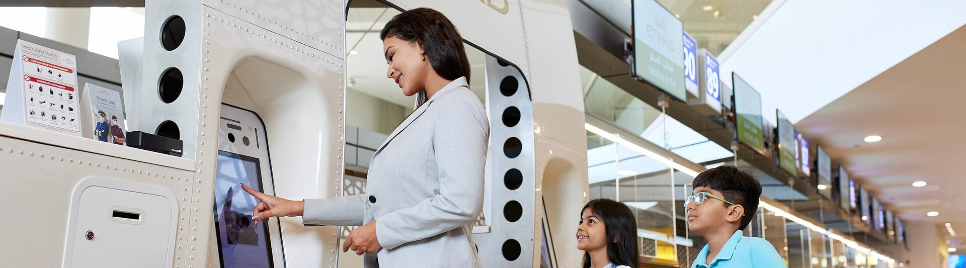 Self Service Bag Drop Etihad Airways